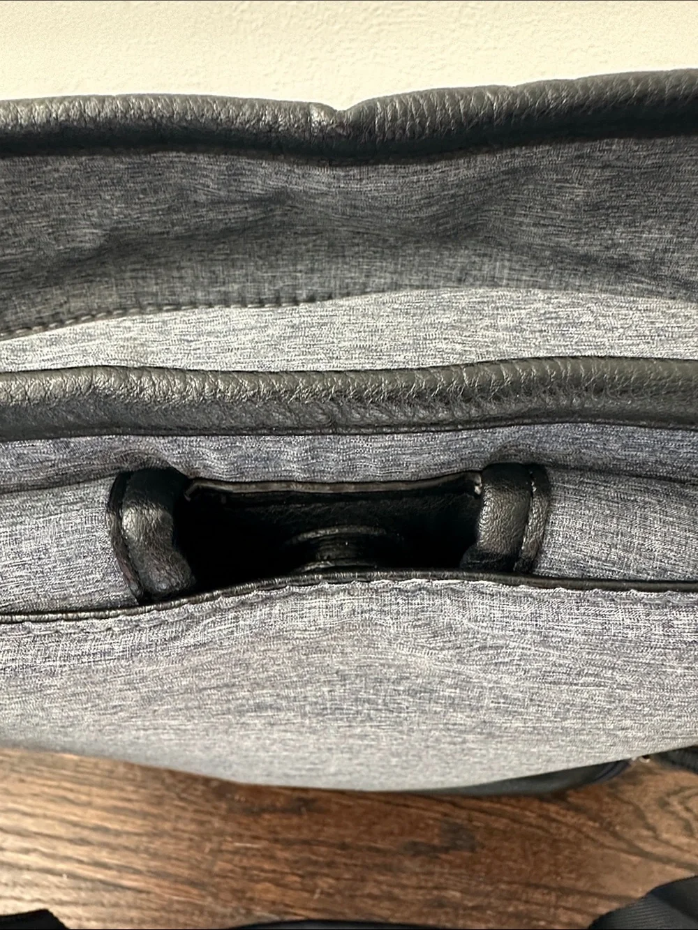 Lole Heather Blue-Grey Convetible Laptop Tote